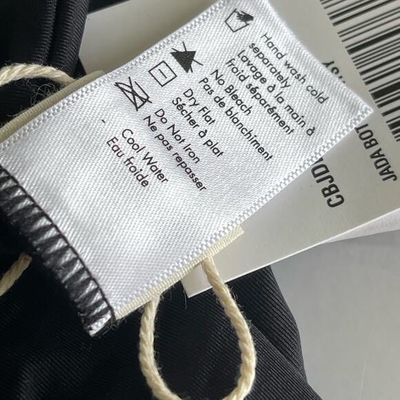 L*Space Ying Yang Bikini Set Black Cream SMALL - Picture 6 of 16